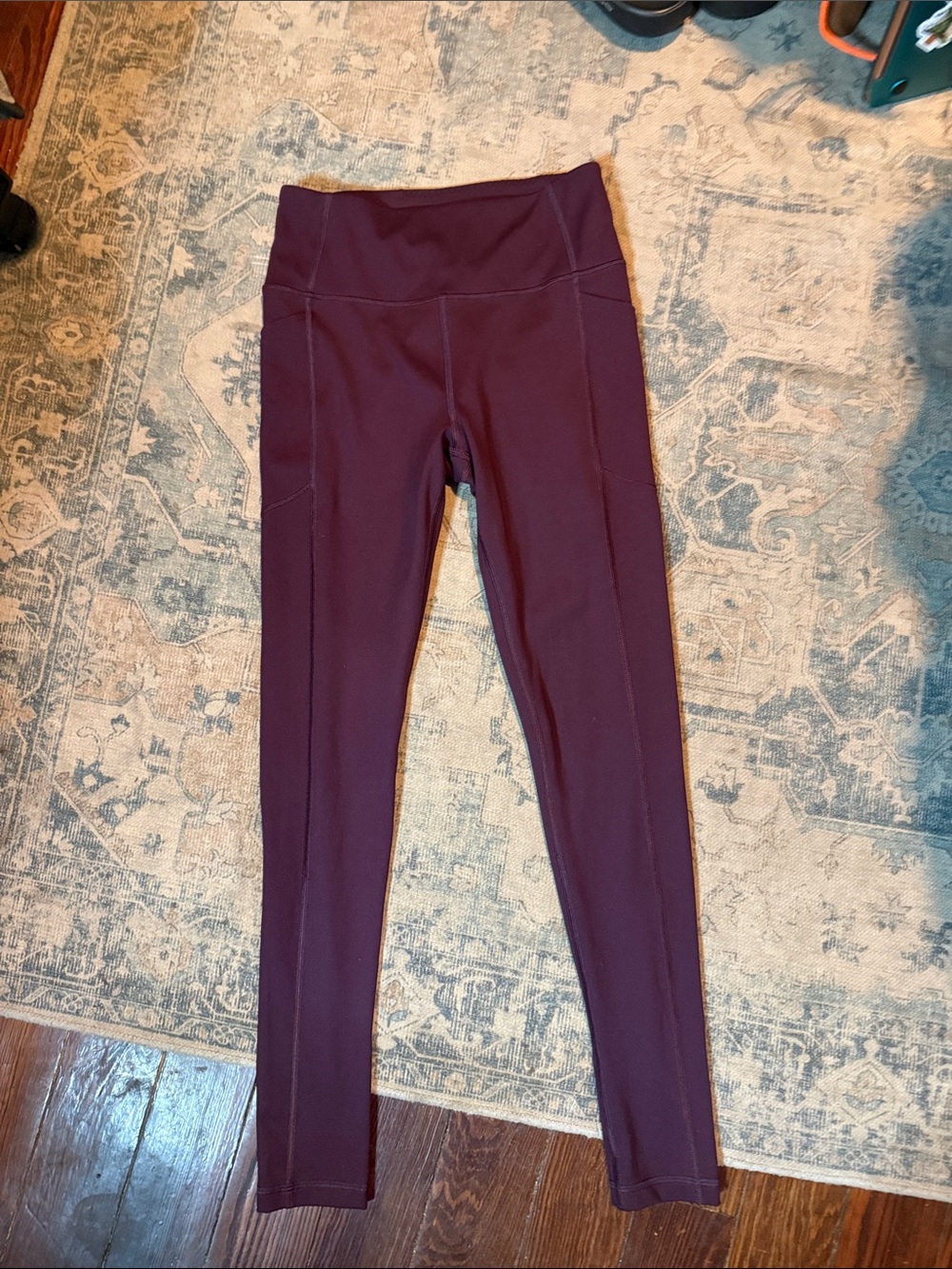 Victoria's Secret High-Waist Leggings in Plum